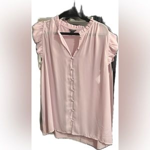 Ann Taylor petites- flutter sleeve top. Never worn, no tags